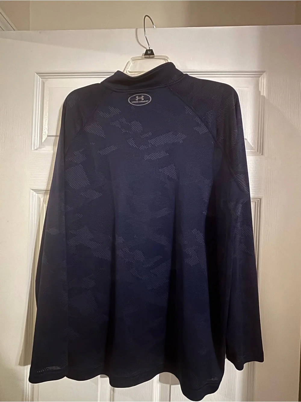 Under Armour Navy Blue Quarter-Zip Pullover - Picture 2 of 2